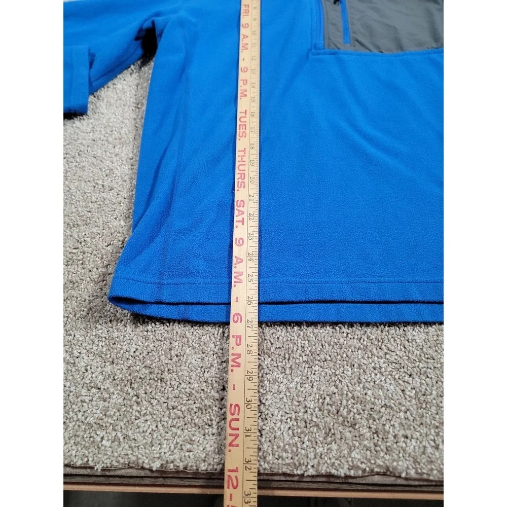 The North Face Tech Jacket 1/4 Zip Pullover Long Sleeve Medium Blue Gorpcore Men